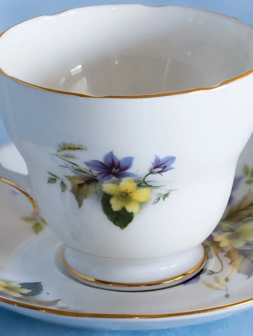 Beautiful England Cup  Saucer Set Of 8 Vintage,Royal Grafton, Rosina,Duchess,etc